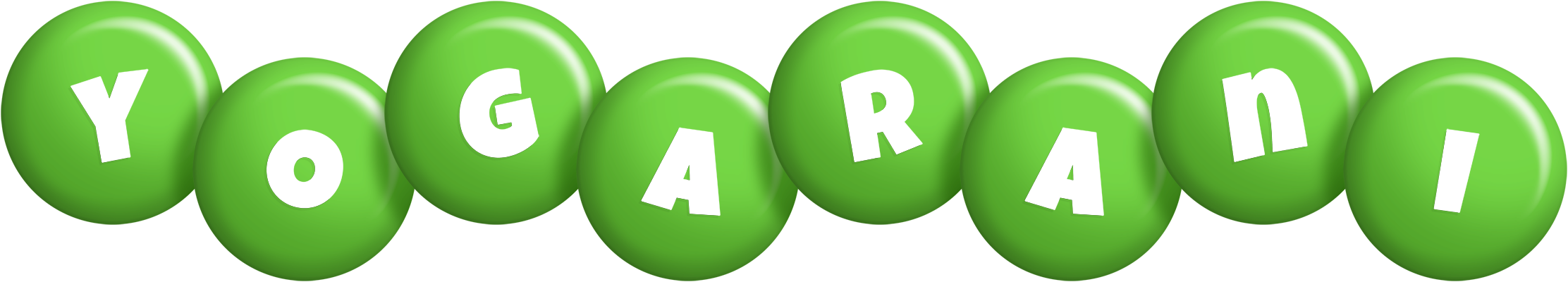 Yogarani candy-green logo