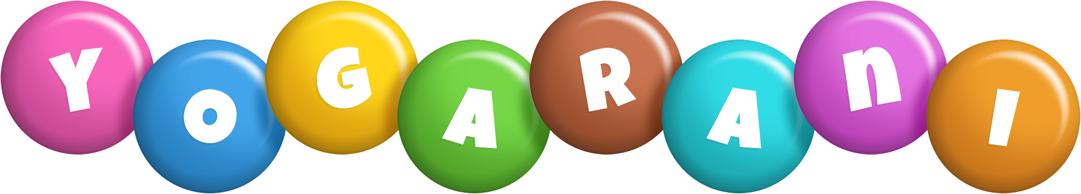 Yogarani candy logo