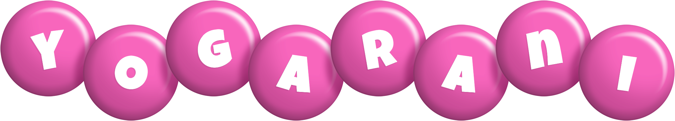 Yogarani candy-pink logo