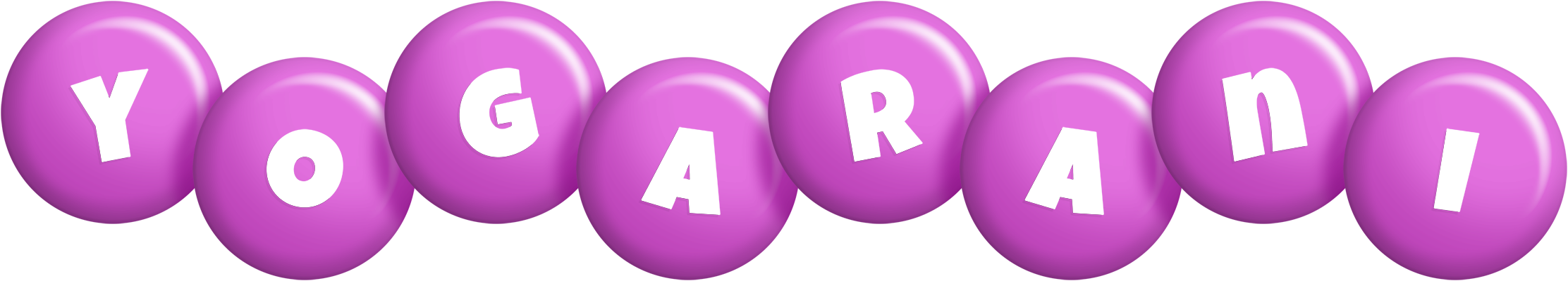 Yogarani candy-purple logo
