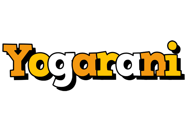 Yogarani cartoon logo