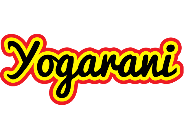Yogarani flaming logo