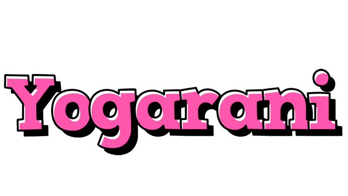 Yogarani girlish logo