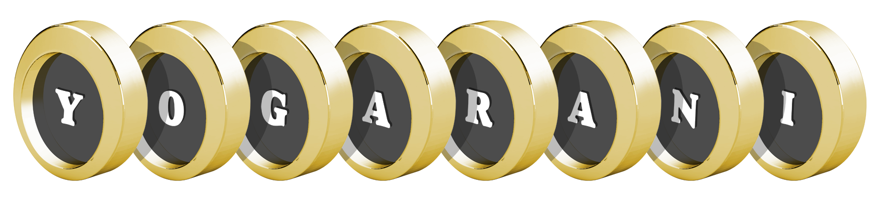 Yogarani gold logo