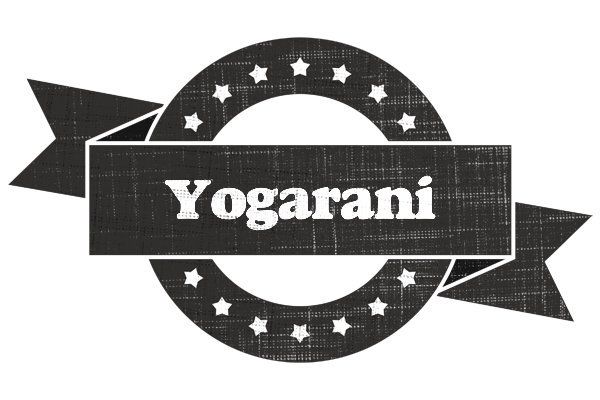 Yogarani grunge logo