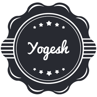 Yogesh badge logo