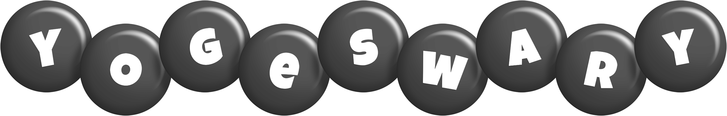Yogeswary candy-black logo
