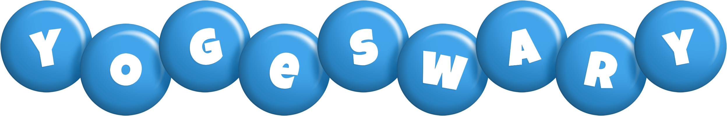 Yogeswary candy-blue logo