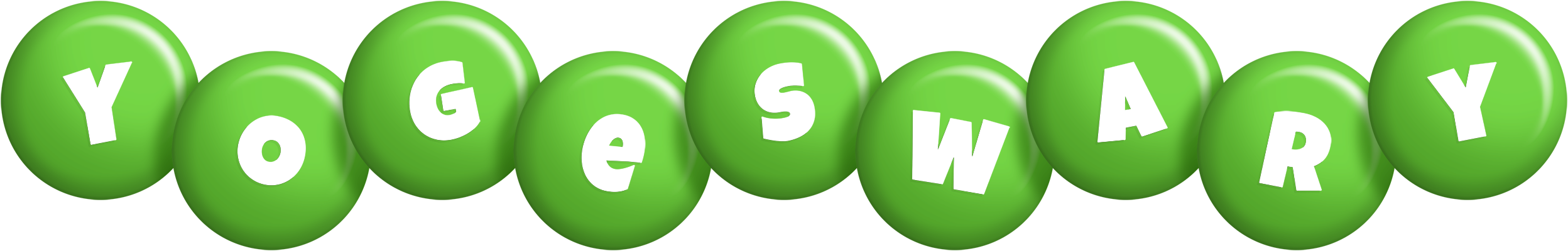Yogeswary candy-green logo
