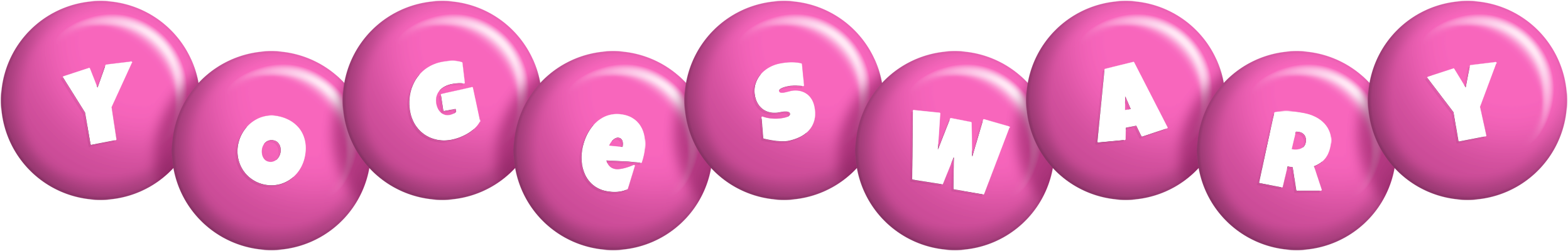 Yogeswary candy-pink logo