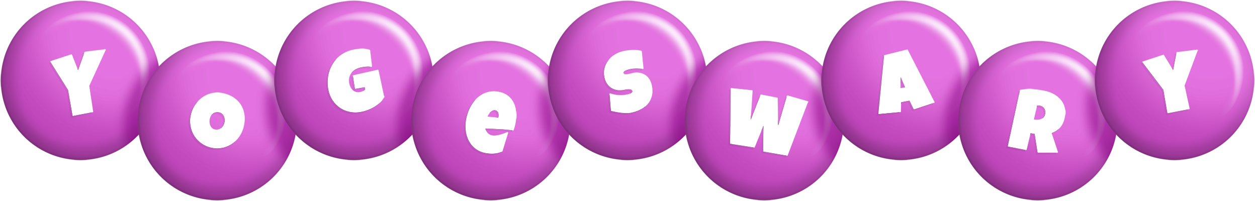Yogeswary candy-purple logo