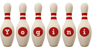 Yogini bowling-pin logo