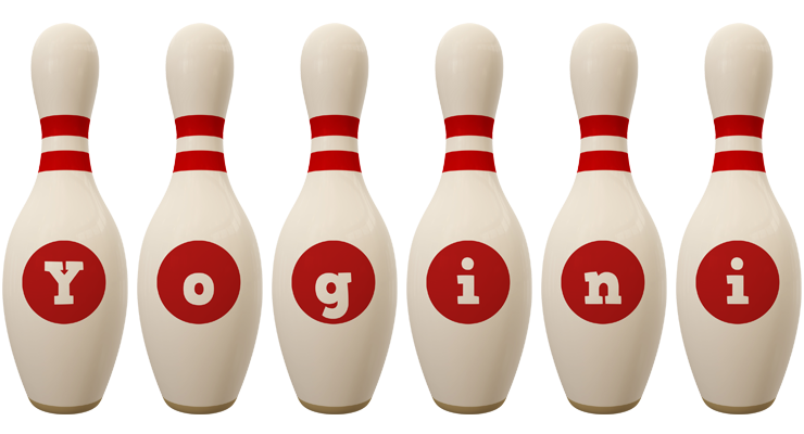 Yogini bowling-pin logo