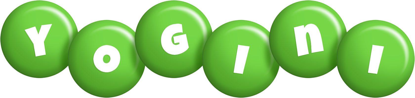 Yogini candy-green logo