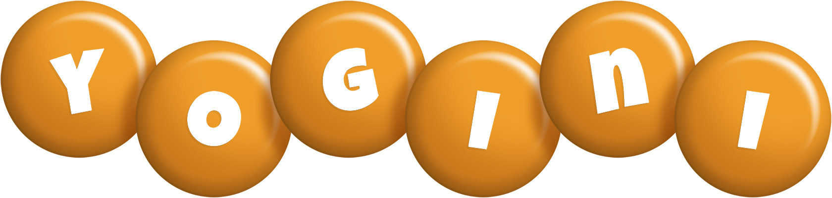 Yogini candy-orange logo