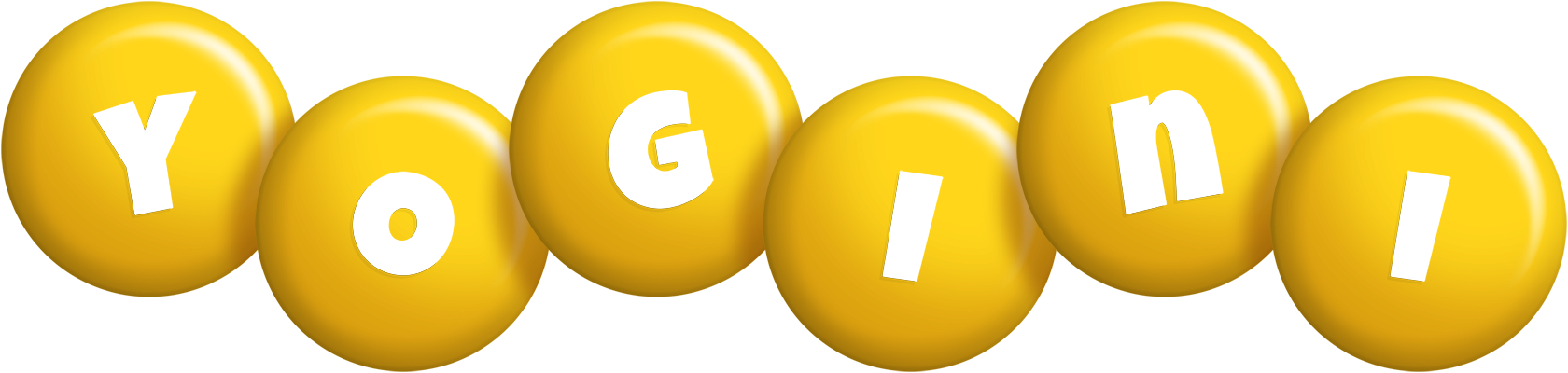 Yogini candy-yellow logo