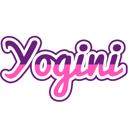 Yogini cheerful logo