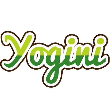 Yogini golfing logo
