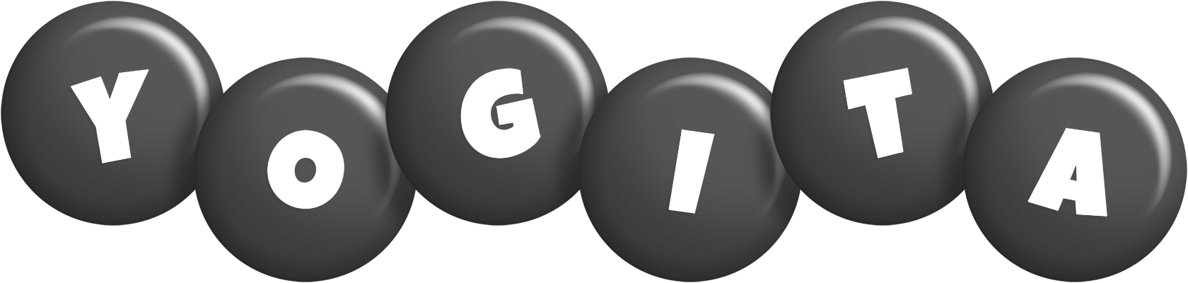 Yogita candy-black logo