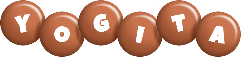 Yogita candy-brown logo