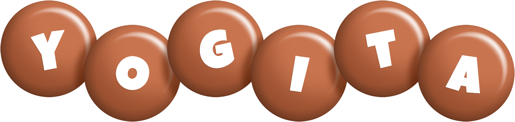 Yogita candy-brown logo