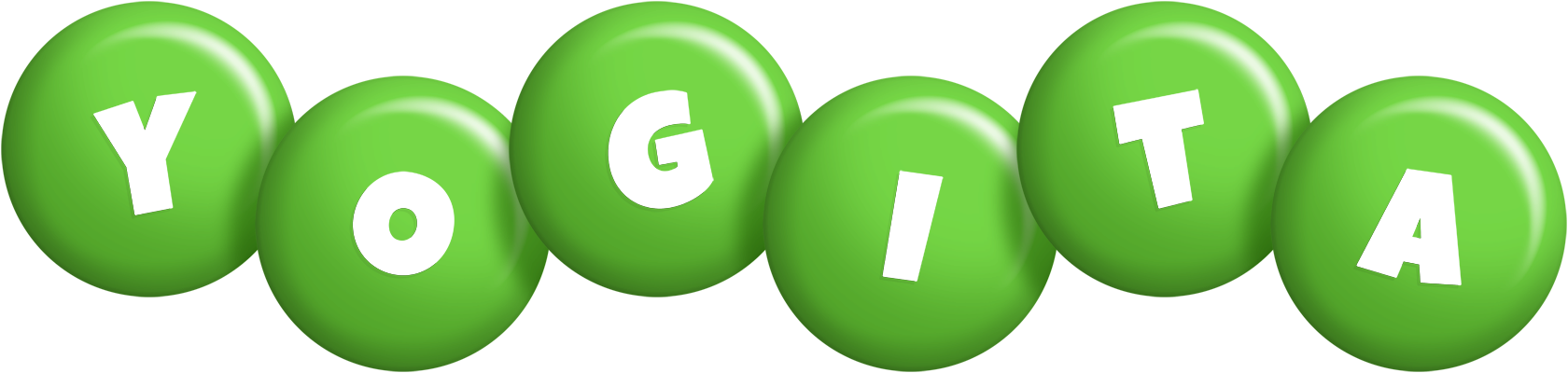 Yogita candy-green logo