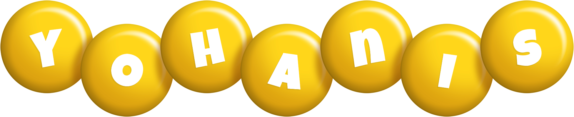 Yohanis candy-yellow logo