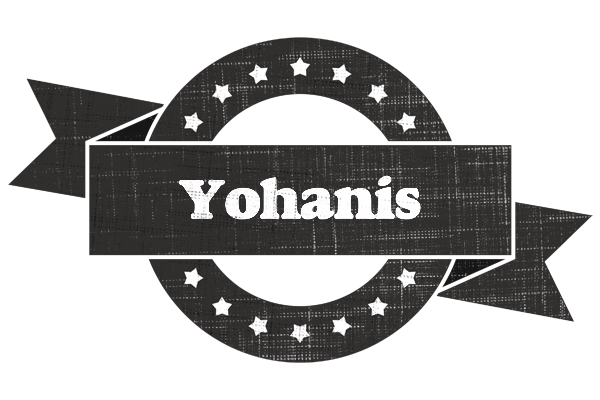 Yohanis grunge logo