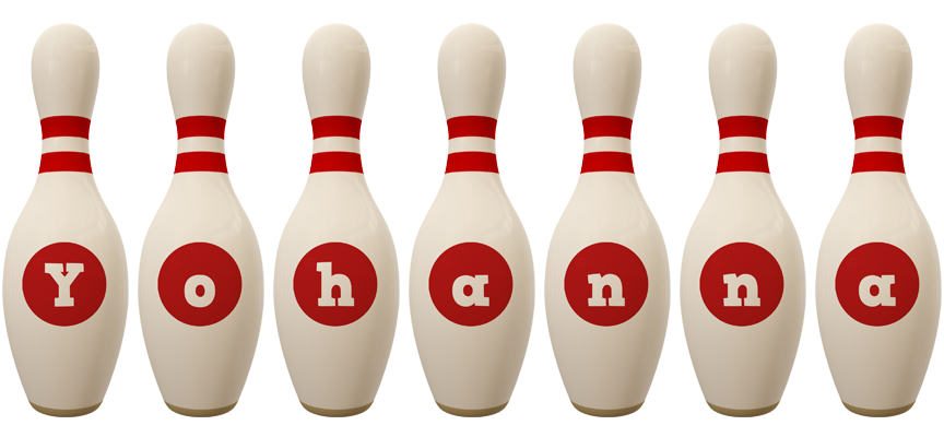 Yohanna bowling-pin logo