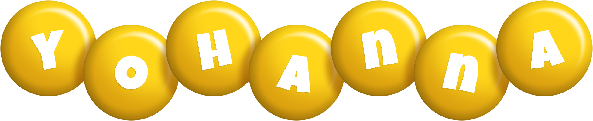 Yohanna candy-yellow logo