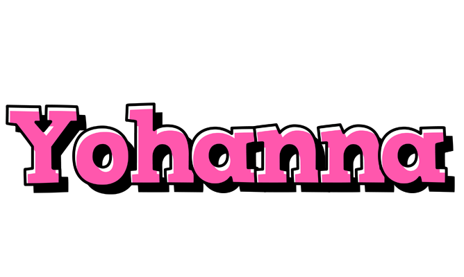Yohanna girlish logo