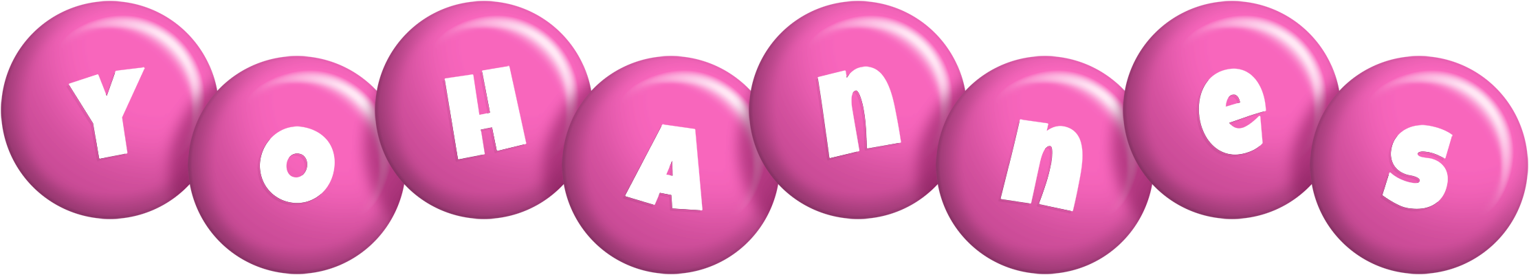 Yohannes candy-pink logo