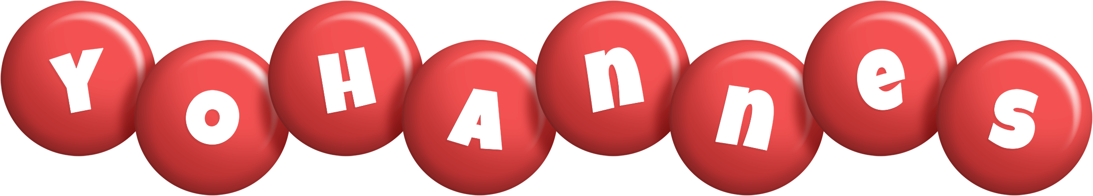 Yohannes candy-red logo