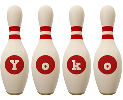 Yoko bowling-pin logo