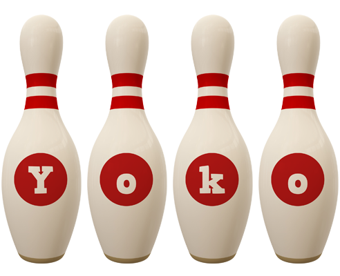 Yoko bowling-pin logo