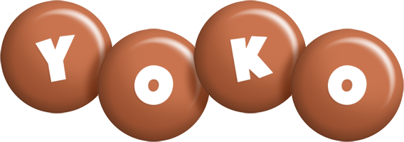 Yoko candy-brown logo
