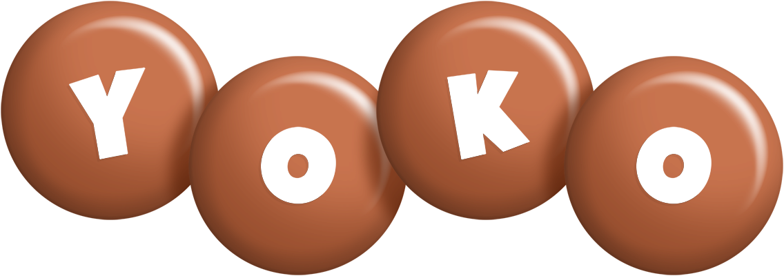 Yoko candy-brown logo