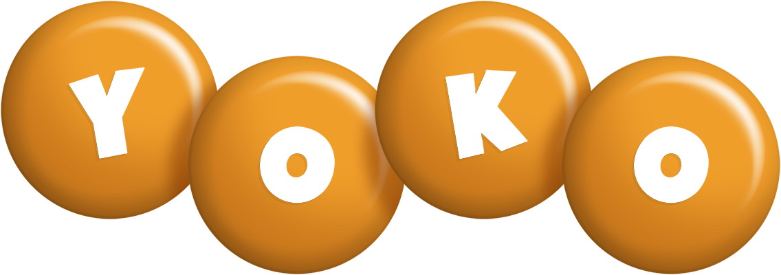 Yoko candy-orange logo