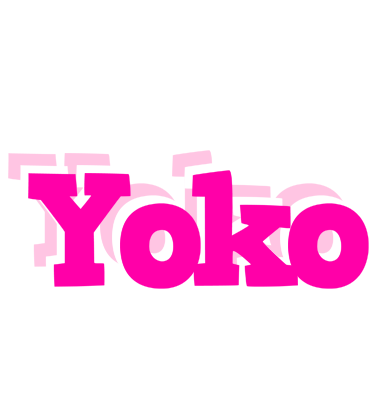 Yoko dancing logo
