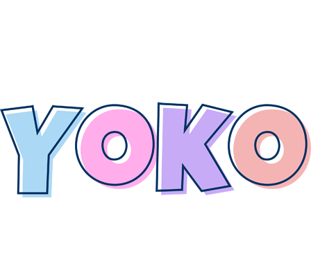 Yoko pastel logo