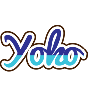 Yoko raining logo