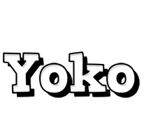 Yoko snowing logo