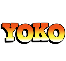 Yoko sunset logo