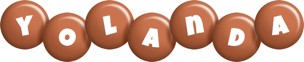 Yolanda candy-brown logo
