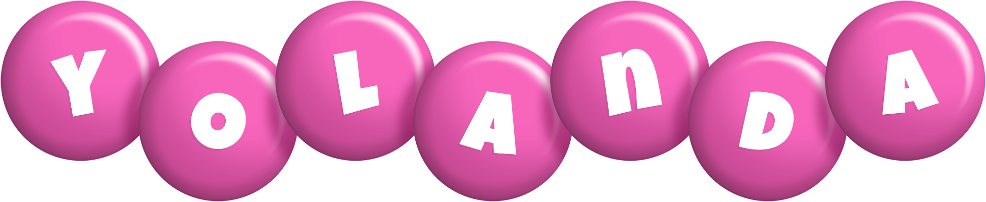 Yolanda candy-pink logo