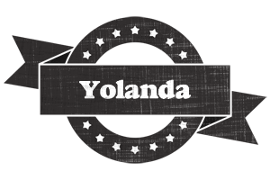 Yolanda grunge logo