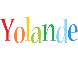 Yolande birthday logo