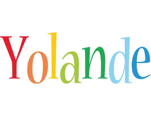 Yolande birthday logo