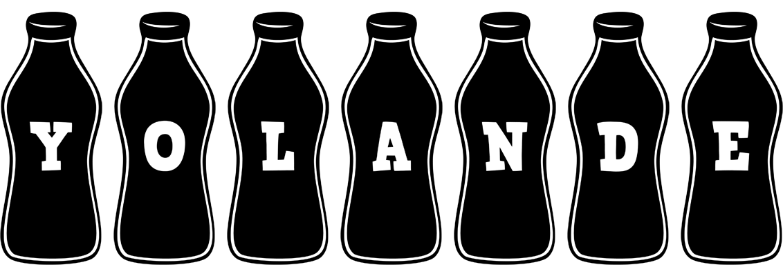 Yolande bottle logo