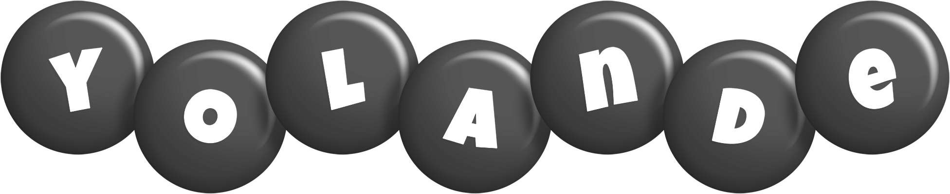 Yolande candy-black logo